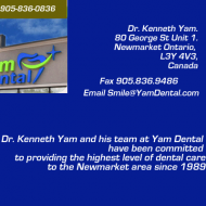 Newmarket Dentist | Dr. Kenneth Yam | Yam Dental