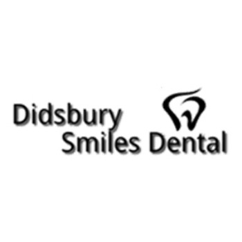 Logo for Didsbury Smiles Dental featuring a stylized tooth icon.